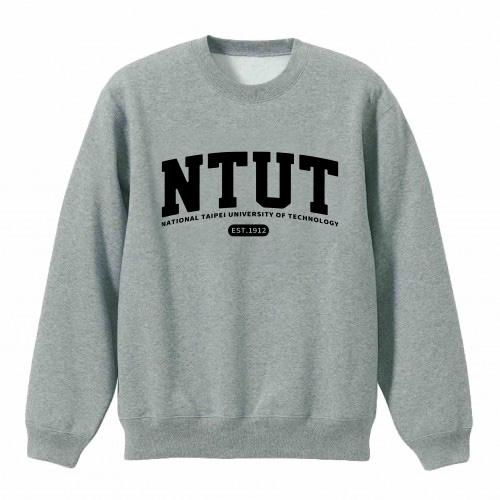 NTUT經典款美式大學T_灰 NTUT經典款美式大學T_灰